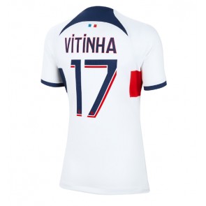 Paris Saint-Germain Vitinha Ferreira #17 Bortatröja Dam 2023-24 Kortärmad